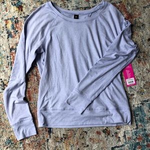 Yogalicious lavender keyhole top